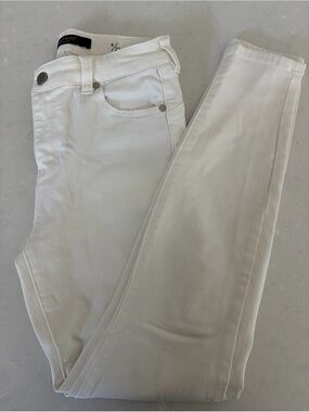 Liverpool Los Angeles White Charlie Crop Skinny Jeans